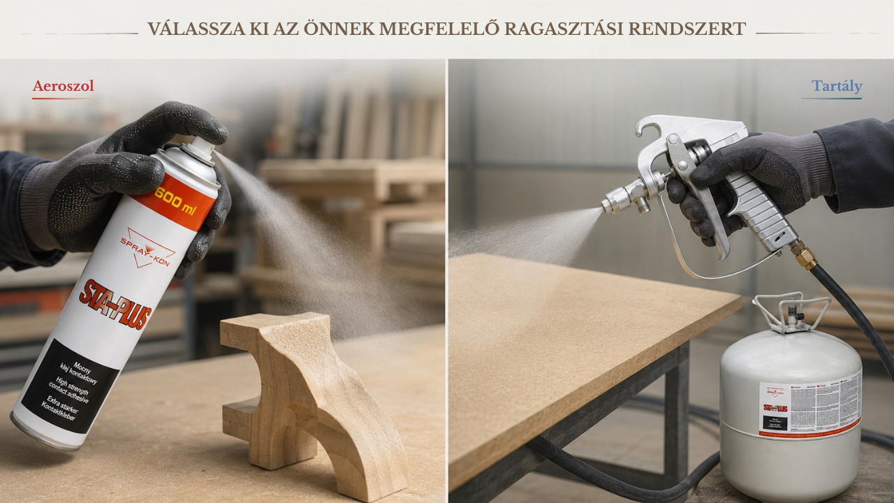 Ragasztási rendszer kiválasztása Válassza ki az Önnek megfelelő ragasztási rendszert